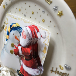 シャドウボックス  サンタと雪ダルマ☃️ 3枚目の画像