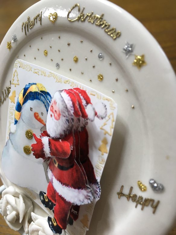 シャドウボックス  サンタと雪ダルマ☃️ 3枚目の画像