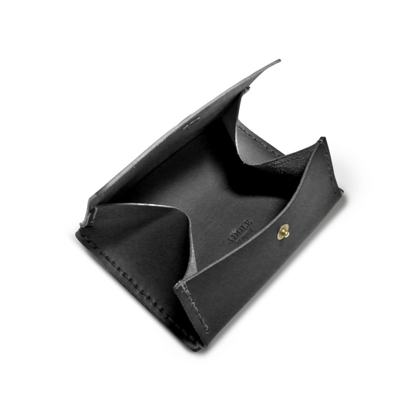 財布 -   - 黒[ADOLE]革の手は、DIYキットを作りました 4枚目の画像