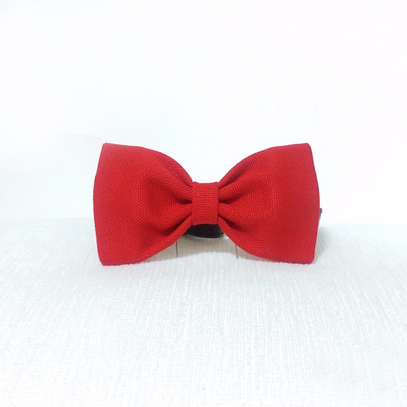 Ella Wang Design Bowtie 寵物 領結 蝴蝶結 貓 狗 紅色 素面 黑貓 第1張的照片