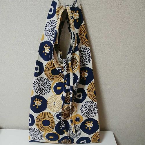 レジ袋 エコバッグ マイバッグ 北欧 花柄 ナチュラル エコバッグ・サブ