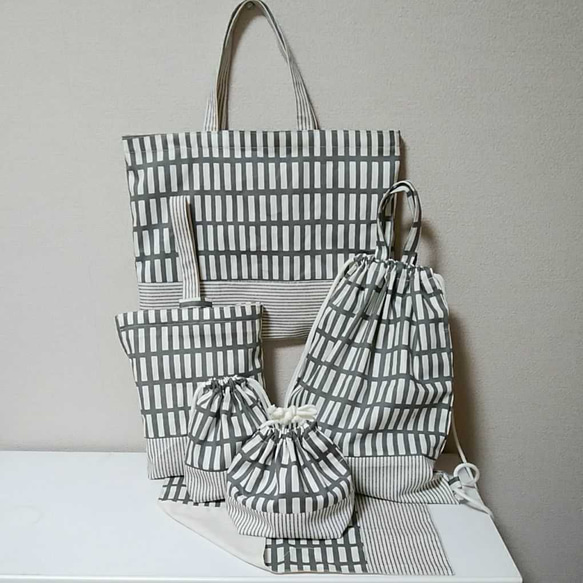 入園入学 通園通学 6点セット(レッスンバッグ・シューズバッグ