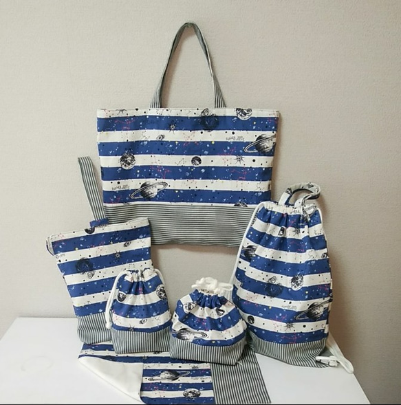 入園入学 通園通学 6点セット（レッスンバッグ・シューズバッグ