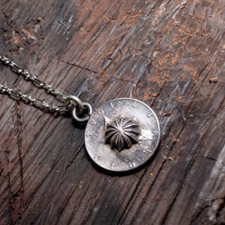 Dreamstation皮革鞄研所，美國Half dollar銀幣造型項鍊Silver necklace 嘻皮，哈雷，重 第1張的照片