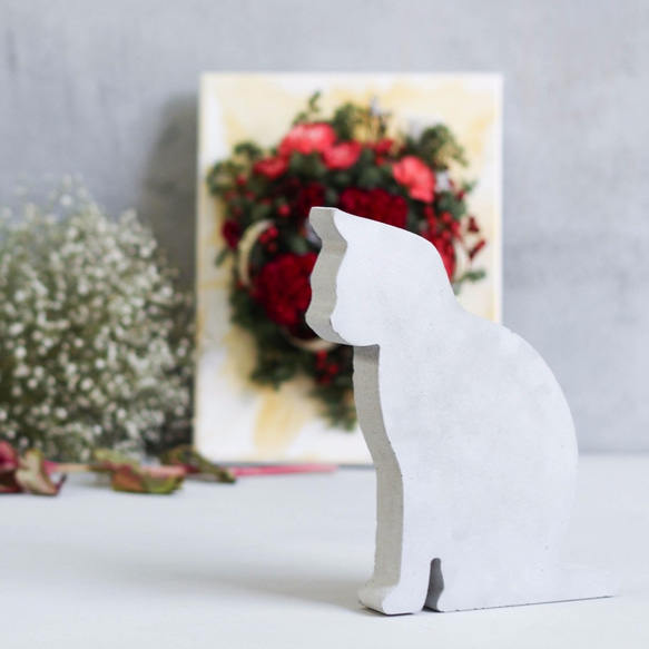 クリスマス配送/子猫セメントの装飾/ 1枚目の画像