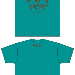 双子　Tシャツ　（メンズXXXL） グリーン 4枚目の画像