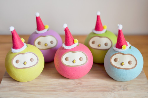 布の種│AppleBird Owl Decoration（Five Pieces） 1枚目の画像