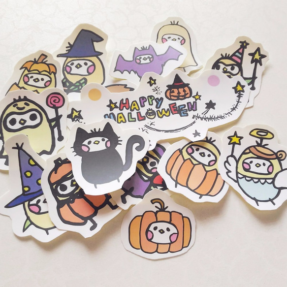 布クリーチャーハロウィン限定イラストステッカー 3枚目の画像