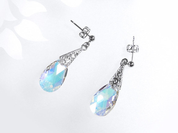 月の結晶 / ピアス シルバー ピアス（スタッド・一粒） Aoi - つまみ  