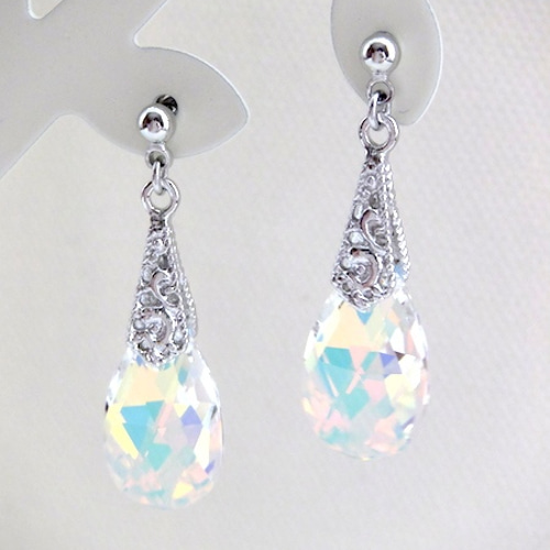 月の結晶 / ピアス シルバー ピアス（スタッド・一粒） Aoi - つまみ  