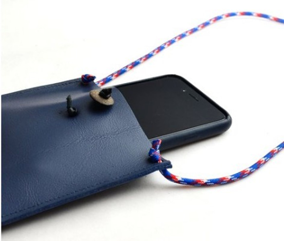 携帯電話用[マニュアル]ジプシーレディ漢の耳の革の携帯電話のポケット、IPHONE6,6s、7 3枚目の画像