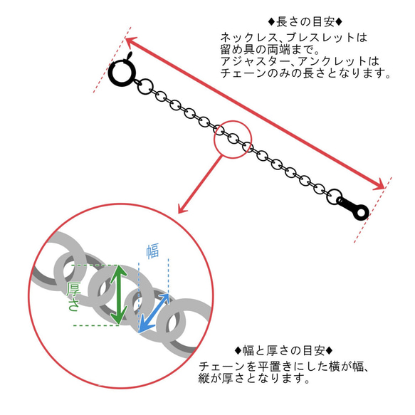 シルバー925製 フラット小豆チェーンネックレス(幅1.8mm) ※長さ自由 5枚目の画像