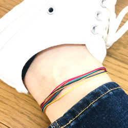 over the rainbow〜幸せの贈り物〜anklet or bracelet 2枚目の画像