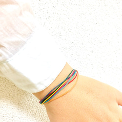 over the rainbow〜幸せの贈り物〜anklet or bracelet 4枚目の画像