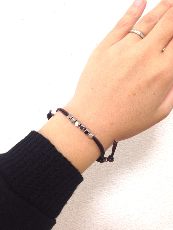 再販＊牛革メタルbracelet＊1点700円 4枚目の画像