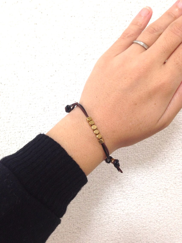 再販＊牛革メタルbracelet＊1点700円 5枚目の画像