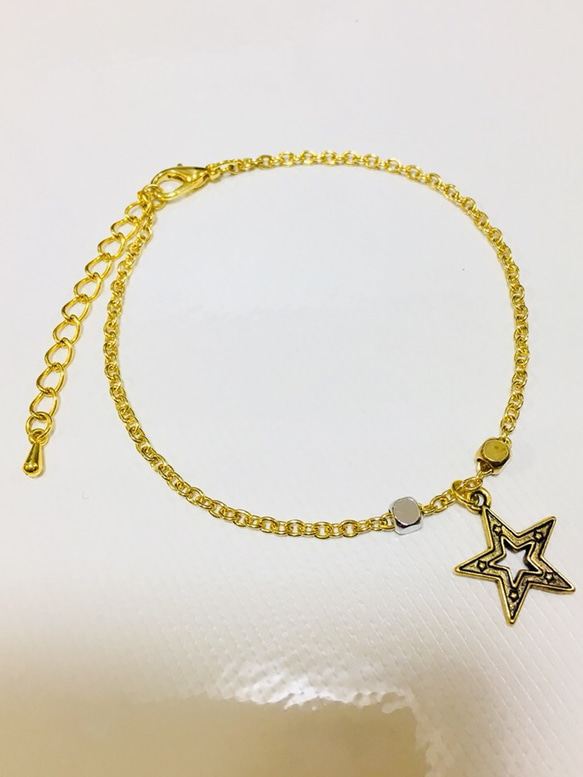 ゴールドチェーン☆American vintage☆アンクレット☆1点550円 2枚目の画像