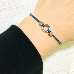 ペアセット＊twist ring・simple cord anklet or bracelet＊全11色 6枚目の画像