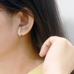 璀璨 | 夾式耳環 925純銀 簡約質感 加購刻字 情人禮物 第1張的照片