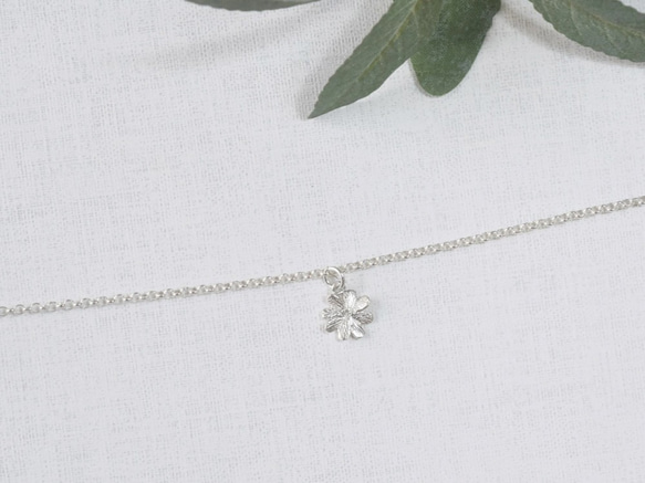 四葉草 幸運草 | 細手鍊 925純銀 簡約 手工銀飾 情人節禮物 第2張的照片
