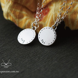 【Customize】To remember you by (custom made silver necklace) 1枚目の画像