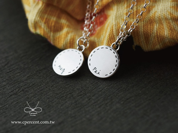 【Customize】To remember you by (custom made silver necklace) 1枚目の画像