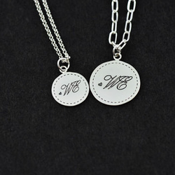 【Customize】To remember you by (custom made silver necklace) 9枚目の画像