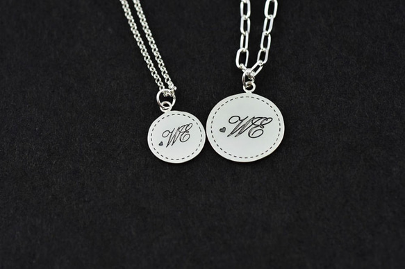 【Customize】To remember you by (custom made silver necklace) 9枚目の画像