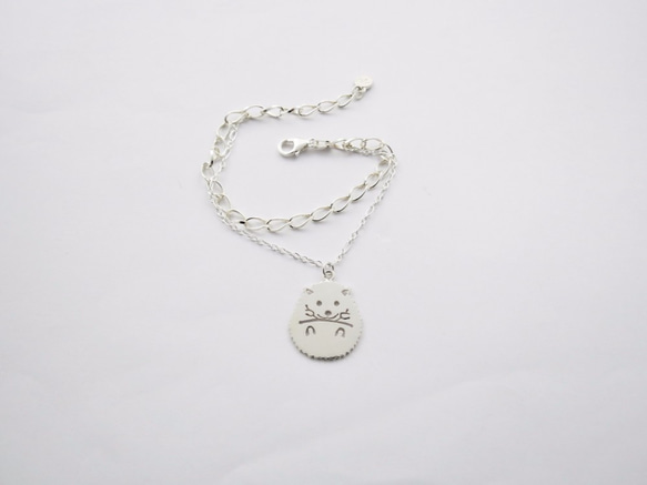 Hedgehog - classic hollow animals series (925 sterling silve 7枚目の画像