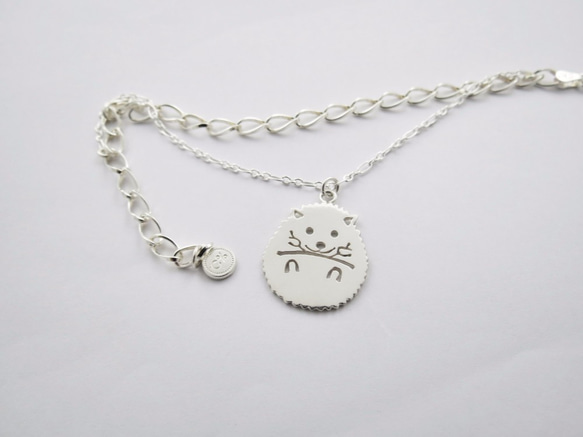 Hedgehog - classic hollow animals series (925 sterling silve 6枚目の画像