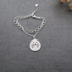 Hedgehog - classic hollow animals series (925 sterling silve 1枚目の画像