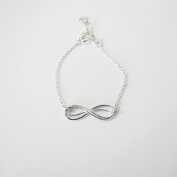 Infinite (925 sterling silver bracelet) - Cpercent handmade 3枚目の画像