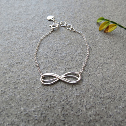 Infinite (925 sterling silver bracelet) - Cpercent handmade 6枚目の画像