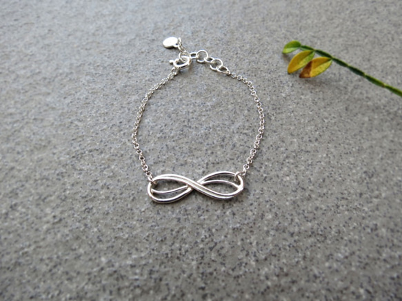 Infinite (925 sterling silver bracelet) - Cpercent handmade 6枚目の画像