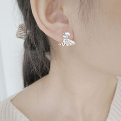 Flamenco (925 sterling silver earrings) - C percent 4枚目の画像