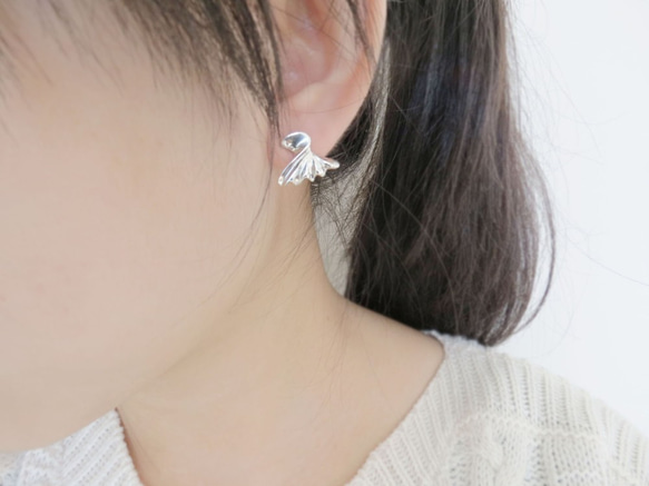 Flamenco (925 sterling silver earrings) - C percent 5枚目の画像