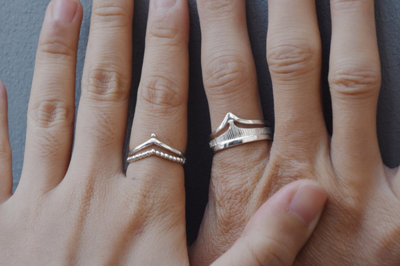 【客製刻字】國王皇后 | 情侶對戒 925純銀戒指 手作銀飾 情人節禮物 第9張的照片