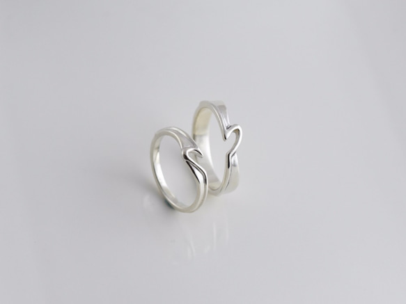 【客製刻字】心愛的 | 情侶對戒 925純銀戒指 手作銀飾 情人節禮物 第5張的照片