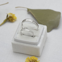 夫妻的日常 | 情侶對戒 925純銀 刻字戒指 手工銀飾 情人節禮物 第3張的照片