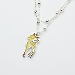 小鹿 - 白雪公主系列 (純銀琺瑯手鍊 銀飾)  ::C%手工飾品:: 第1張的照片