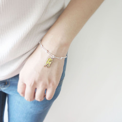 小鹿 - 白雪公主系列 (純銀琺瑯手鍊 銀飾)  ::C%手工飾品:: 第7張的照片