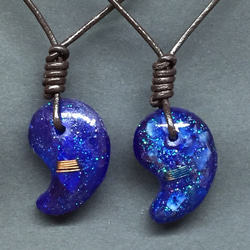 勾玉オルゴナイト【アクアマリン】 ネックレス・ペンダント