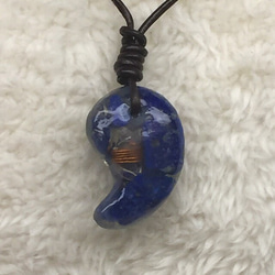 勾玉オルゴナイト【アクアマリン】 ネックレス・ペンダント