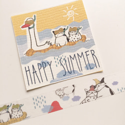 Happy summer 紙膠帶(masking tape) 第1張的照片