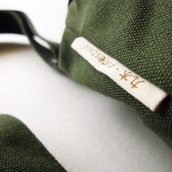 牙牙と緑のバックパックの-BAG（変化への刺繍セクションでは、ノートを紹介します） 6枚目の画像