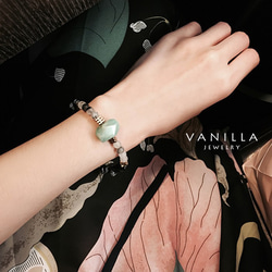 Vanilla Jewelry獨家設計款-「馬德里的裁縫師」純手工天然石黃銅手鍊-可客製 第5張的照片