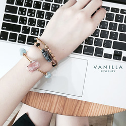 Vanilla Jewelry獨家設計款-「我兒佳比」純手工全黃銅手鍊-可客製*限時優惠中 第3張的照片