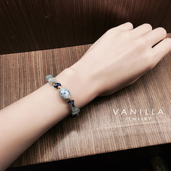 vanilla jewelry 獨家設計款- 純手工天然石黃銅手鍊-可客製 第4張的照片