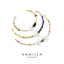 vanilla jewelry 獨家設計款- 純手工天然石黃銅手鍊-可客製 第3張的照片