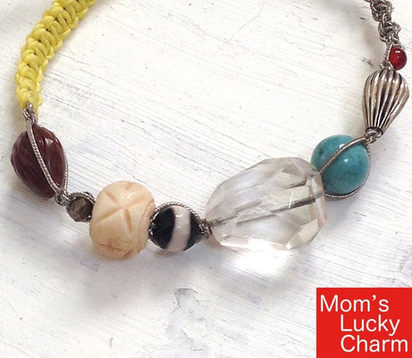 Mom's Lucky Charm『 Lou  /ルー 』クリスタル・ブレスレット 1枚目の画像